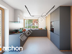 Проект дома ARCHON+ Дом в сантине 3 (Г2) визуализация кухни 1 вид 1