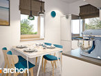 Проект дома ARCHON+ Дом в бруснике вер.2 визуализация кухни 1 вид 2