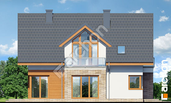 Боковой фасад Дом в тимьяне 8