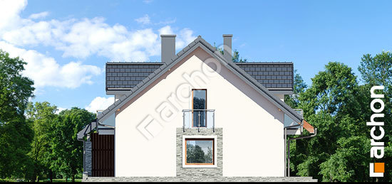 Бочний фасад Будинок в цикламенах 3 (Р2) вер. 2