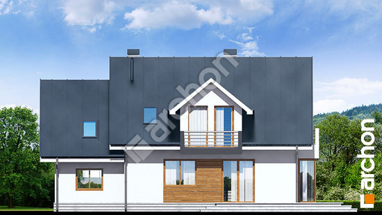 Дворовой фасад Дом в рододендронах 6 (Н) вер.2