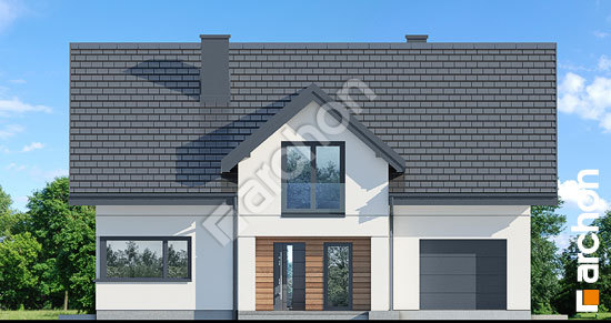 Передний фасад Дом в коммифорах 2 (П)