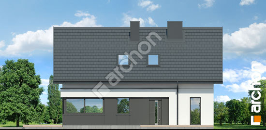 Передній фасад Будинок в шишковиках 5 вер.2