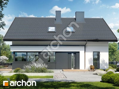 Проект дома ARCHON+ Дом в шишковиках 5 