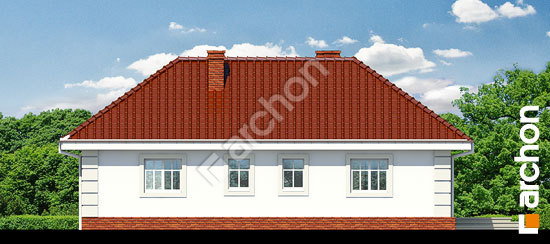 Дворовий фасад Будинок в сердечнику вер.2