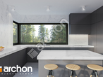 Проект дома ARCHON+ Дом в базилике 2 (Г) визуализация кухни 1 вид 1
