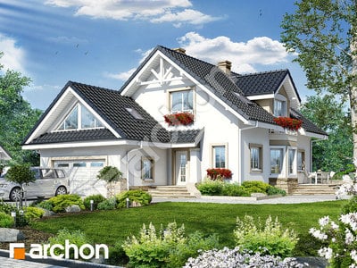 Проєкт будинку ARCHON+ Будинок в кокосах 2 вер.2 