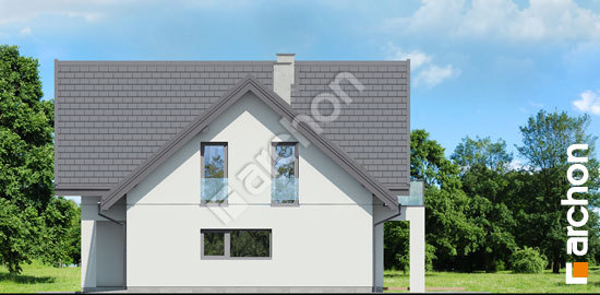 Боковой фасад Дом в аморфах 4 (ГЕ) ВИЭ