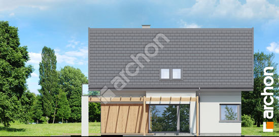 Боковой фасад Дом в аморфах 4 (ГЕ) ВИЭ