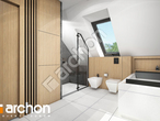 Проект будинку ARCHON+ Будинок в аморфах 4 (ГЕ) ВДЕ візуалізація ванни (візуалізація 3 від 3)