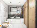 Проект будинку ARCHON+ Будинок в аморфах 4 (ГЕ) ВДЕ візуалізація ванни (візуалізація 3 від 1)