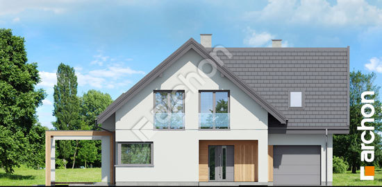 Передній фасад Будинок в аморфах 4 (ГЕ) ВДЕ