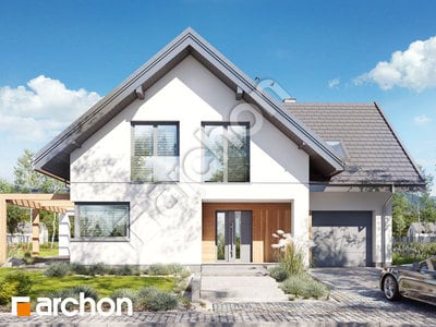 Проект будинку ARCHON+ Будинок в аморфах 4 (ГЕ) ВДЕ Вид 2