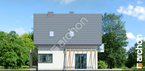 Боковой фасад Дом в олеандрах вер.2