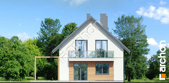 Дворовой фасад Дом в олеандрах вер.2