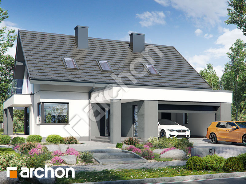 Проект дома ARCHON+ Дом в теллимах 3 (Г2) Вид 1