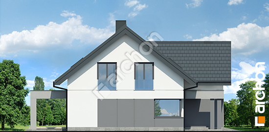 Бочний фасад Будинок у гречці (Г2E) ВДЕ