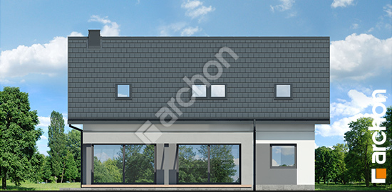 Дворовой фасад Дом в гречке (Г2E) ВИЭ