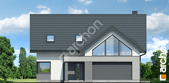 Передний фасад Дом в гречке (Г2E) ВИЭ