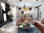 Проект будинку ARCHON+ Будинок у гречці (Г2E) ВДЕ денна зона (візуалізація 1 від 2)