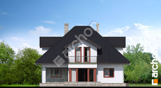 Бочний фасад Будинок в чорнушці (Г2) вер.2