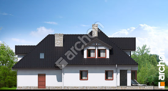 Дворовий фасад Будинок в чорнушці (Г2) вер.2