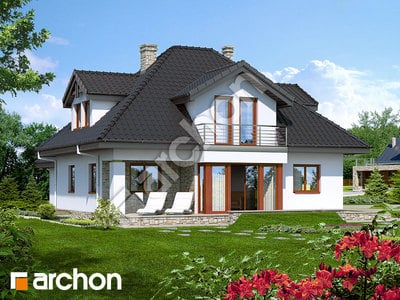 Проект будинку ARCHON+ Будинок в чорнушці (Г2) вер.2 Вид 2