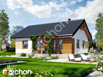 Проект дома ARCHON+ Дом под папайей 2 вер.2 