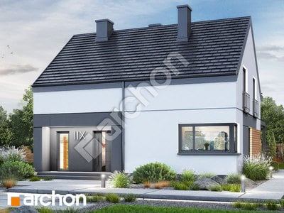 Проєкт будинку ARCHON+ Будинок в малинівці 27 
