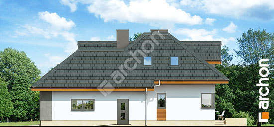 Бочний фасад Будинок в камеліях (Г2H) вер.2