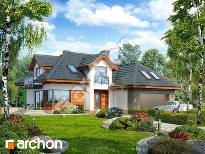 Проект дома ARCHON+ Дом в камелиях (Г2H) вер.2 