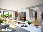 Проект дома ARCHON+ Дом в камелиях (Г2H) вер.2 дневная зона (визуализация 1 вид 1)