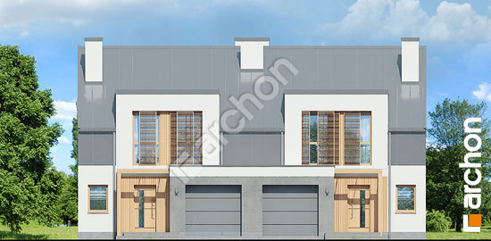 Передній фасад Будинок в клематисах 20 (Р2Н) вер. 2