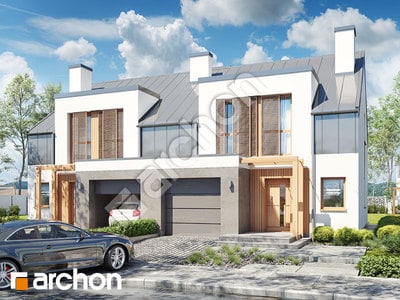 Проект дома ARCHON+ Дом в клематисах 20 (Р2Н) вер. 2 