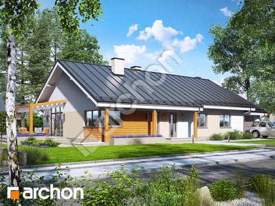 Проект дома ARCHON+ Дом в мекинтошах 3 