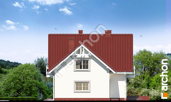 Бочний фасад Будинок в рододендронах 2 (Г2) вер. 2