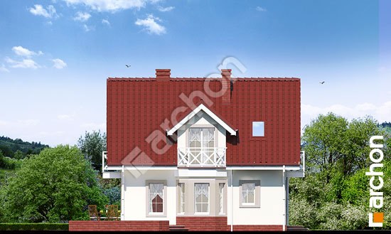 Боковой фасад Дом в рододендронах 2 (Г2) вер.2