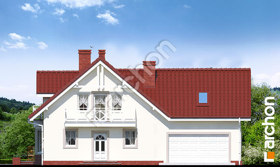 Передній фасад Будинок в рододендронах 2 (Г2) вер. 2