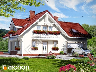 Проект дома ARCHON+ Дом в рододендронах 2 (Г2) вер.2 