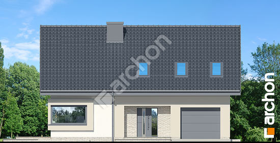 Передній фасад Будинок в ізопірумі (П)