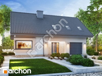 Проект дома ARCHON+ Дом в изопируме (П) 