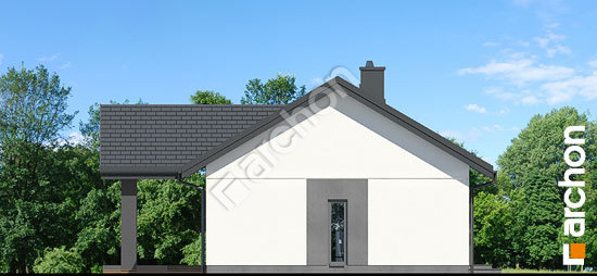 Боковой фасад Дом в овсянницах 4 (A)