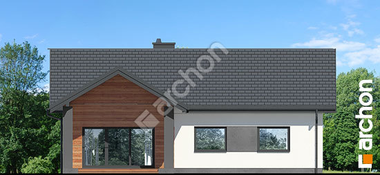 Дворовой фасад Дом в овсянницах 4 (A)