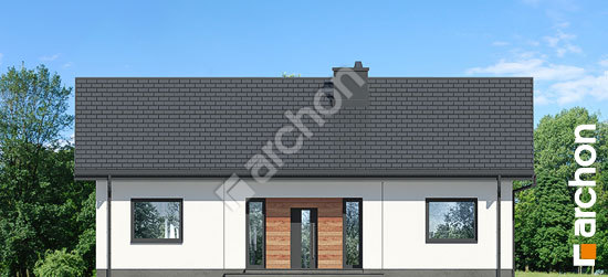 Передній фасад Будинок у вівсянниці 4 (A)