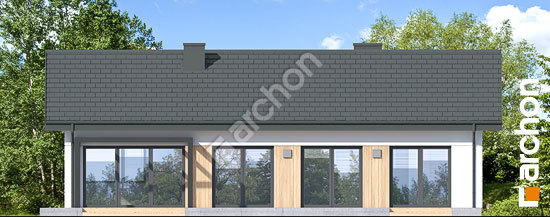 Дворовий фасад Будинок в нарахнілах 6