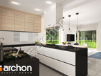 Проект дома ARCHON+ Дом в яблонках 7 визуализация кухни 1 вид 1