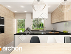 Проект дома ARCHON+ Дом в яблонках 7 визуализация кухни 1 вид 2