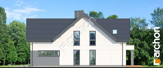 Боковой фасад Дом в мирабилисахм 3 (Г2)