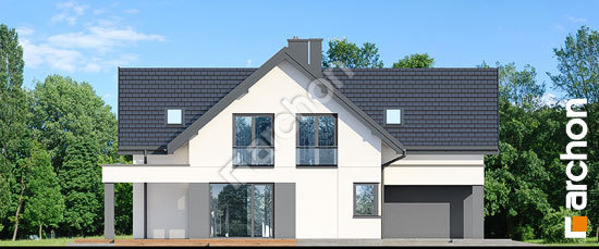 Боковой фасад Дом в мирабилисахм 3 (Г2)