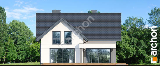 Дворовой фасад Дом в мирабилисахм 3 (Г2)